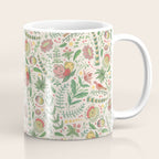 Swedish Floral - Cream Coffee Mug Gallery Image 1