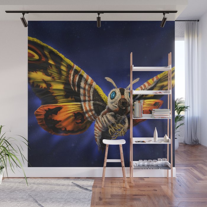 Mothra Queen of Monsters Wall Mural Gallery Image 1