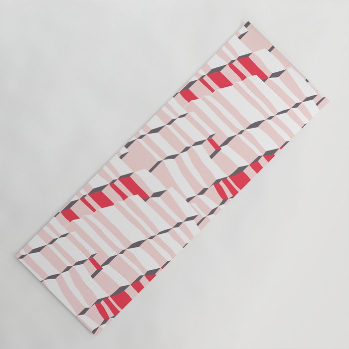 City life always up pearl pink Yoga Mat Gallery Image 1