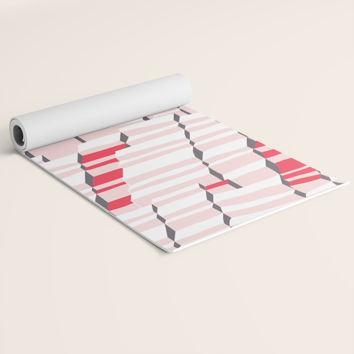 City life always up pearl pink Yoga Mat Gallery Image 2