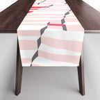 City life always up pearl pink Table Runner Gallery Image 1