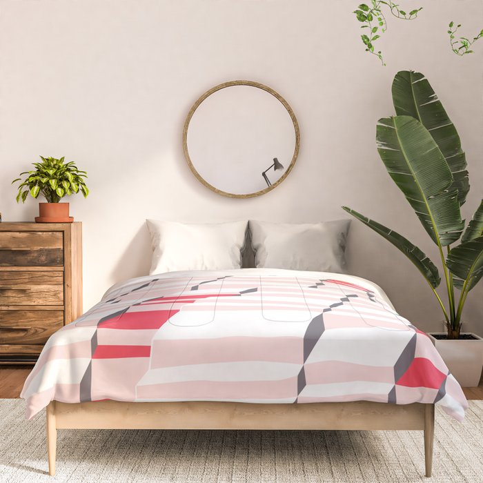City life always up pearl pink Comforter Gallery Image 3