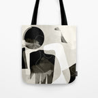 moon shine abstract art Tote Bag Gallery Image 1
