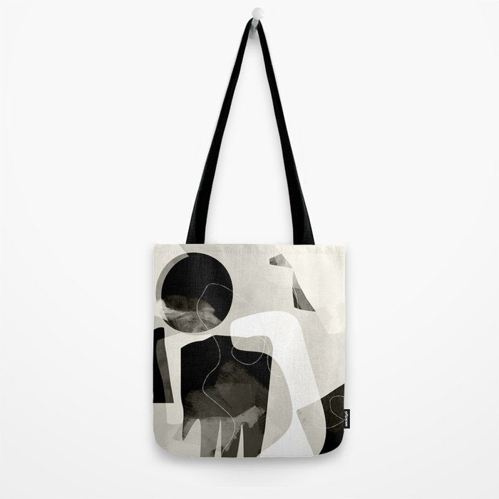 moon shine abstract art Tote Bag Gallery Image 2