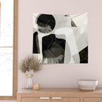 moon shine abstract art Wall Tapestry Gallery Image 2