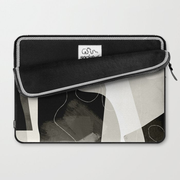 moon shine abstract art Laptop Sleeve Gallery Image 2