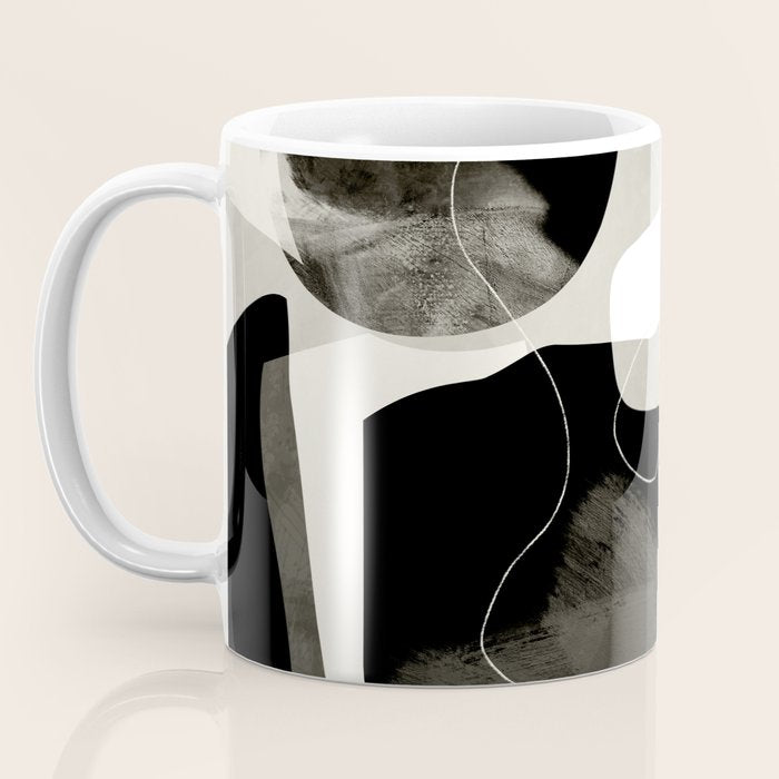 moon shine abstract art Coffee Mug Gallery Image 3