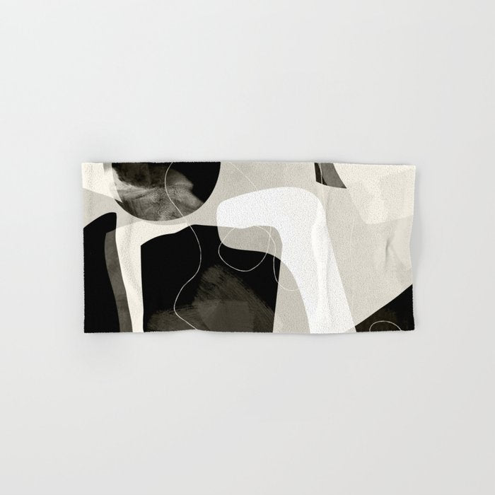 moon shine abstract art Towels Gallery Image 1