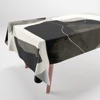 moon shine abstract art Tablecloth Gallery Image 1