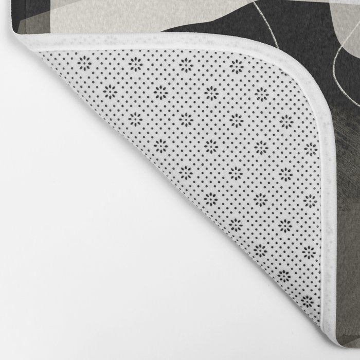 moon shine abstract art Bath Mat Gallery Image 2
