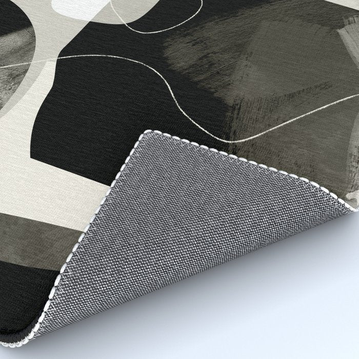 moon shine abstract art Rug Gallery Image 4