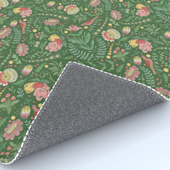 Swedish Floral - Green Rug Gallery Image 4