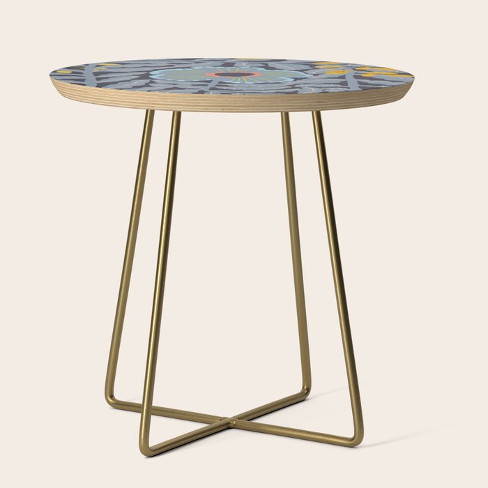 Fern leaves and flower Side Table Gallery Image 1