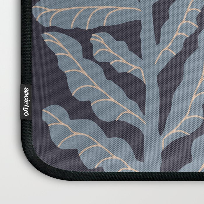 Fern leaves and flower Laptop Sleeve Gallery Image 3
