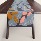 Fern leaves and flower Table Runner Gallery Image 1