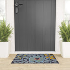 Fern leaves and flower Welcome Mat Gallery Image 3