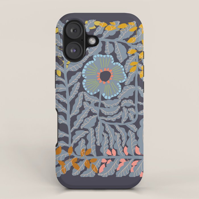 Fern leaves and flower iPhone Case Gallery Image 1