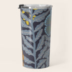 Fern leaves and flower Travel Mug Gallery Image 3