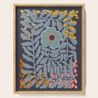Fern leaves and flower Serving Tray Gallery Image 1