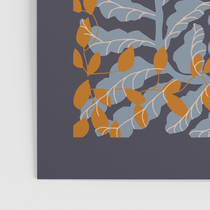 Fern leaves and flower Poster Gallery Image 3