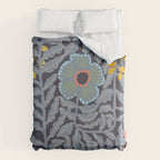 Fern leaves and flower Duvet Cover Gallery Image 6