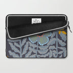 Fern leaves and flower Laptop Sleeve Gallery Image 2