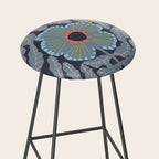 Fern leaves and flower Stool Gallery Image 2
