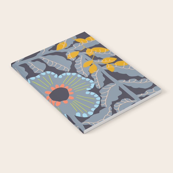 Fern leaves and flower Notebook Gallery Image 1