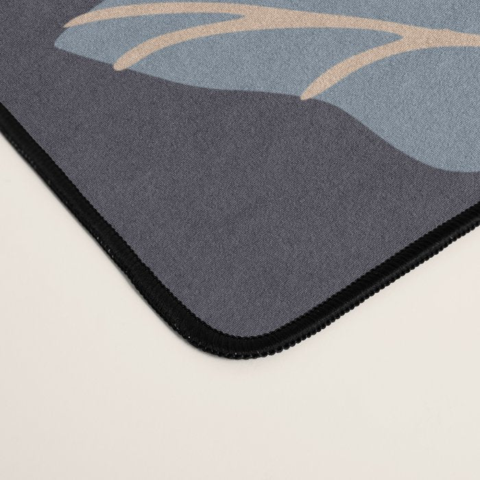 Fern leaves and flower Desk Mat Gallery Image 4