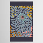 Fern leaves and flower Tablecloth Gallery Image 2