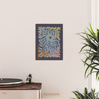 Fern leaves and flower Poster Gallery Image 2