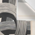 Interwoven Lines Abstract Art 1 Wall Tapestry Gallery Image 3