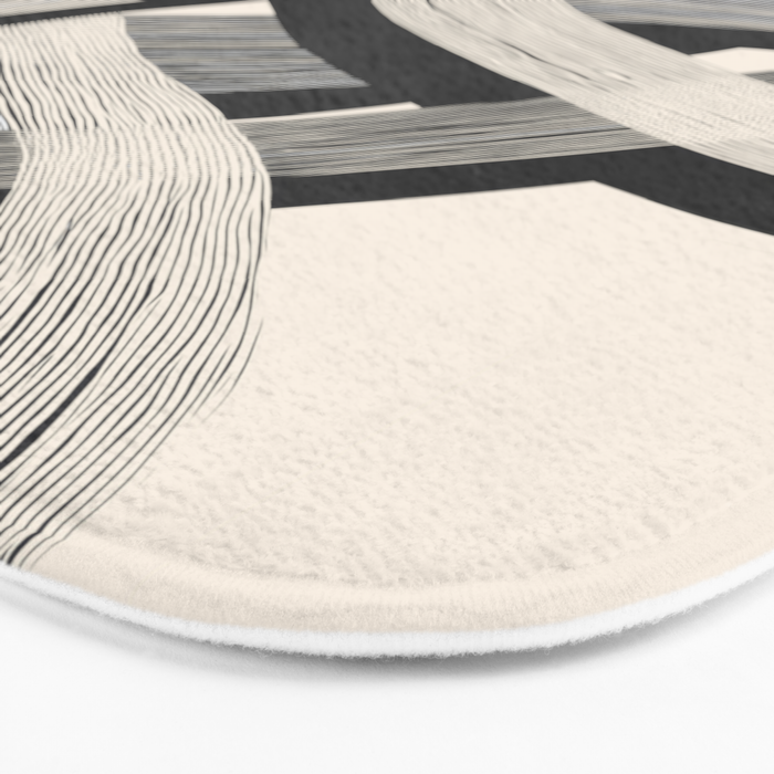 Interwoven Lines Abstract Art 1 Bath Mat Gallery Image 3