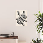 Interwoven Lines Abstract Art 1 Poster Gallery Image 2