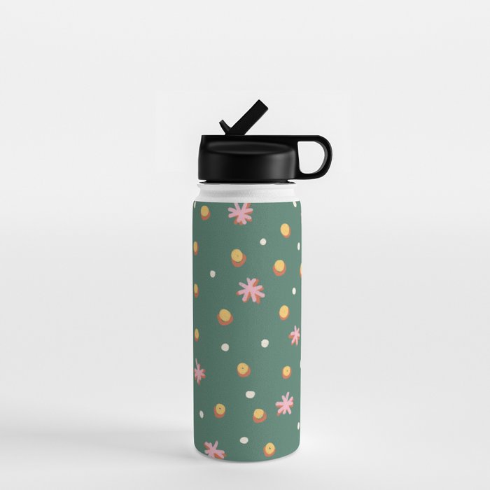 Stars and dots Water Bottle Gallery Image 1