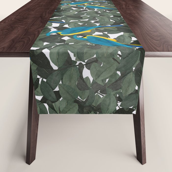 Parrots and jungle II Table Runner Gallery Image 1