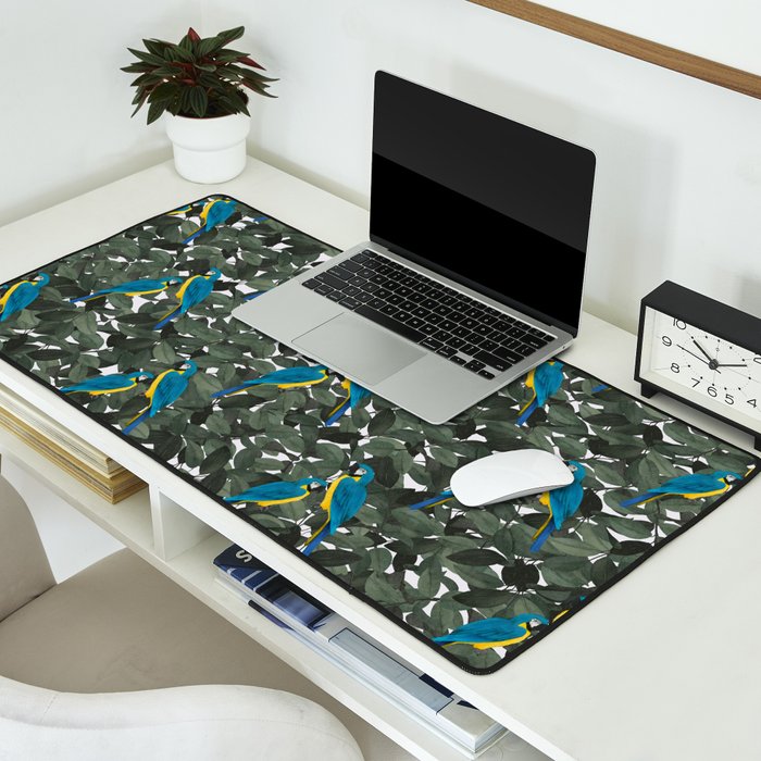 Parrots and jungle II Desk Mat Gallery Image 2