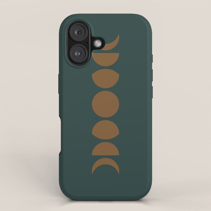 Minimal Moon Phases V iPhone Case Gallery Image 1