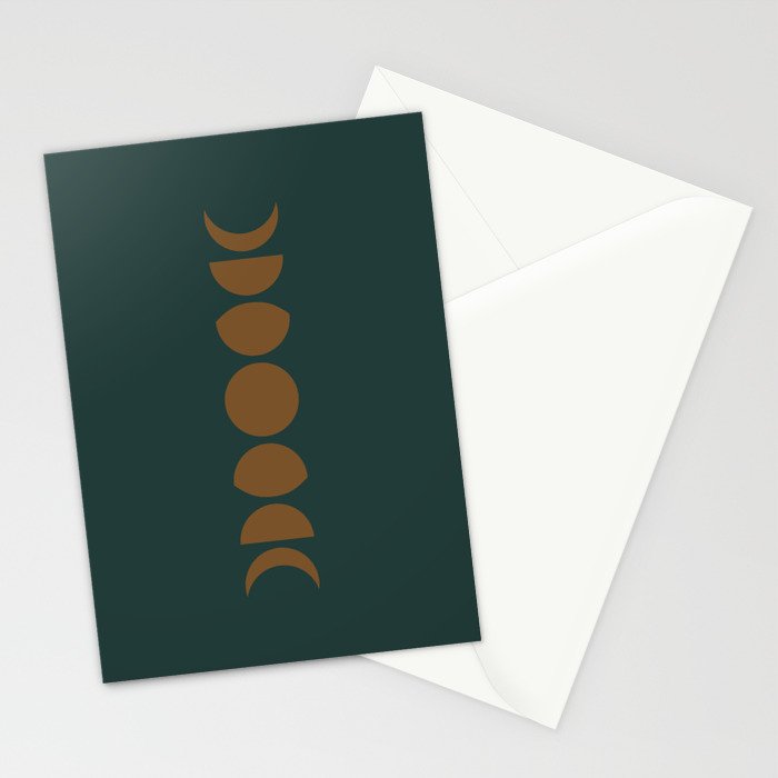 Minimal Moon Phases V Stationery Card Gallery Image 2