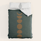 Minimal Moon Phases V Comforter Gallery Image 6