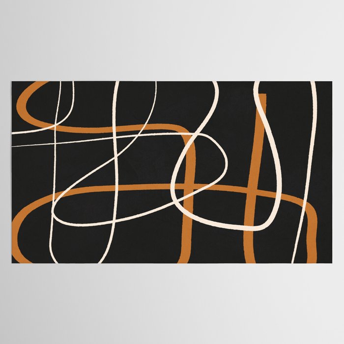 Minimalist Line Art 1 Tablecloth Gallery Image 2