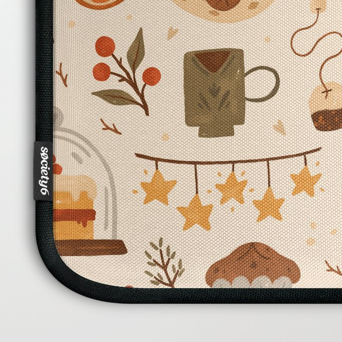 Festive Tea Time Laptop Sleeve Gallery Image 3