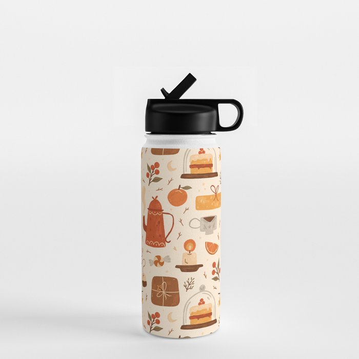 Festive Tea Time Water Bottle Gallery Image 1
