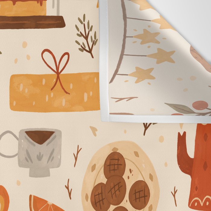 Festive Tea Time Wall Tapestry Gallery Image 3