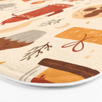 Festive Tea Time Bath Mat Gallery Image 3