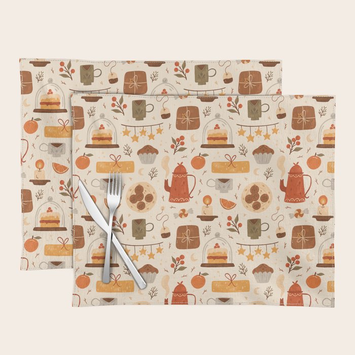 Festive Tea Time Placemat Gallery Image 1