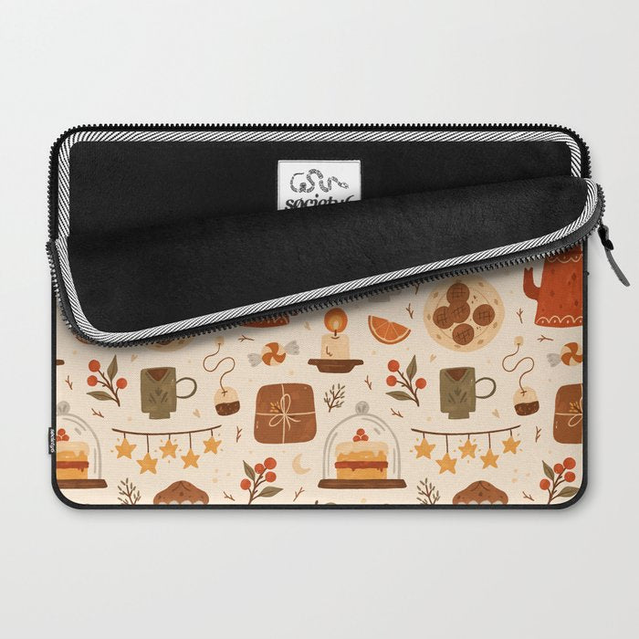 Festive Tea Time Laptop Sleeve Gallery Image 2