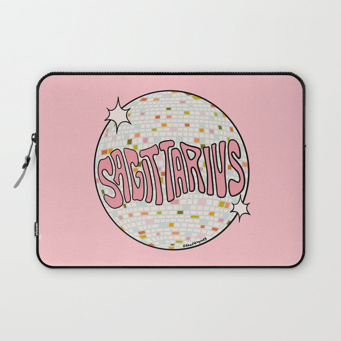Sagittarius Disco Ball Laptop Sleeve Gallery Image 1