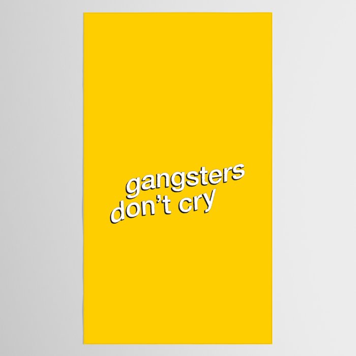 Gangsters Don't Cry Tablecloth Gallery Image 2