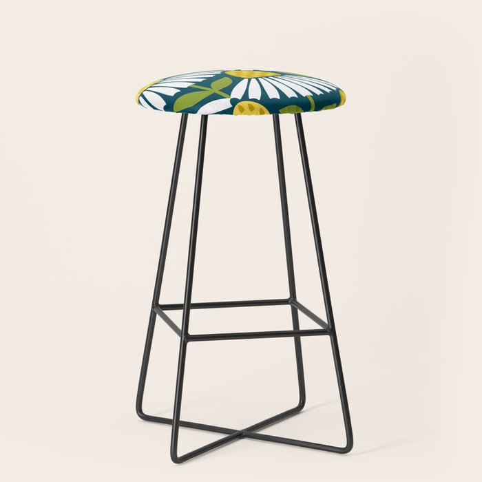 the daisies greet you Stool Gallery Image 1
